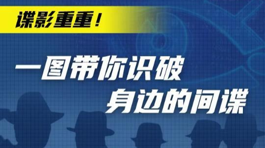 谍影重重！一图带你识破身边的间谍