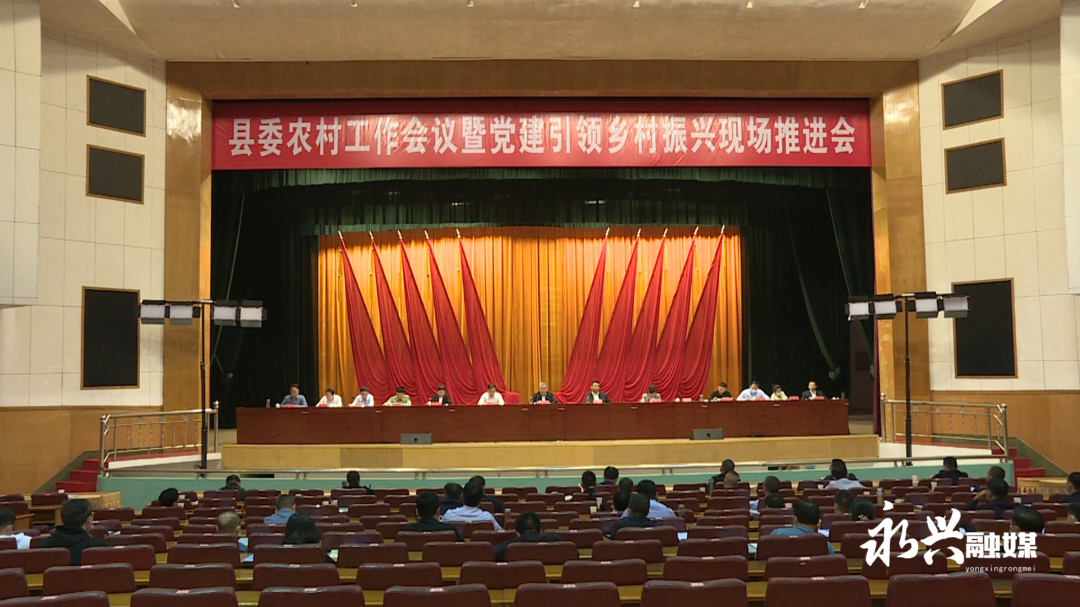 永兴县委农村工作会议暨党建引领乡村振兴现场推进会召开