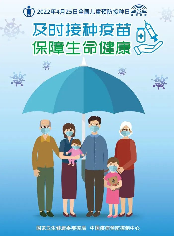 2022年全国儿童预防接种日宣传主题和海报揭晓