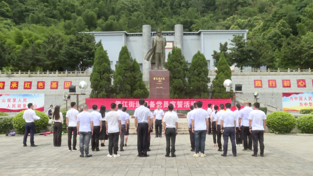 永兴县便江街道31名预备党员集体宣誓