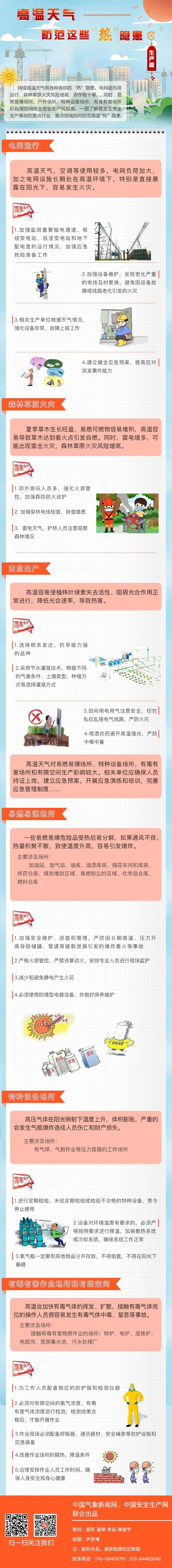 应急科普 | 图说：高温天气，如何防范安全生产“热”隐患？