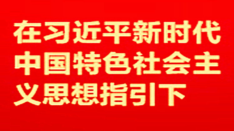 在習近平新時代中國特色社會主義思想指引下