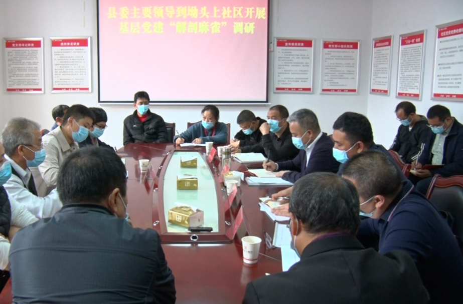 刘朝晖在坳头上社区开展基层党建“解剖麻雀”式调研