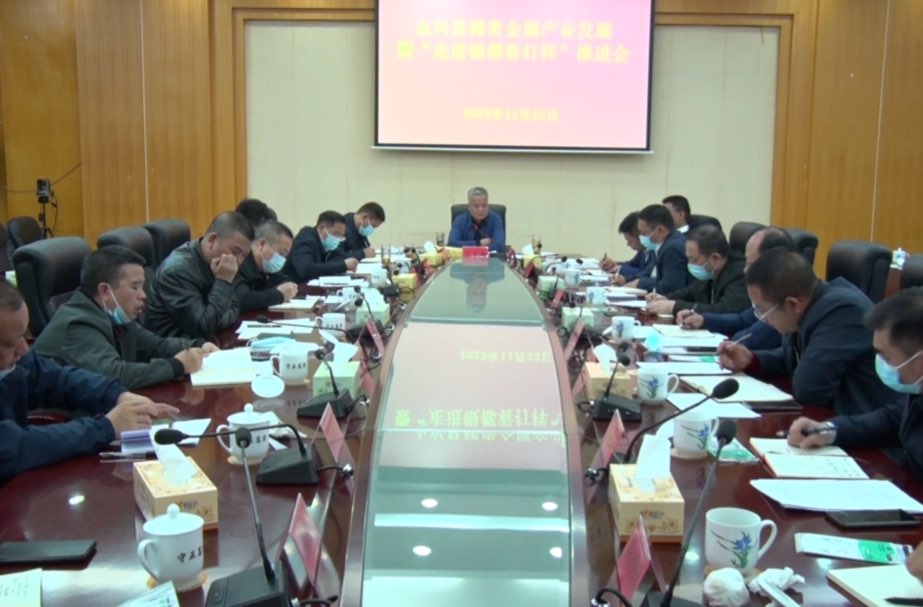 稀贵金属产业发展暨“走进银都看打样”推进会议 刘朝晖：检视问题  找准短板  打造名副其实的“永兴样板”