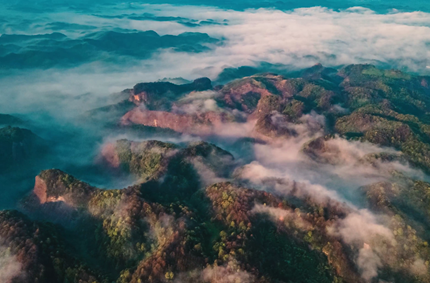 我的美丽家乡丨郴州永兴：丹霞峡谷群气势磅礴