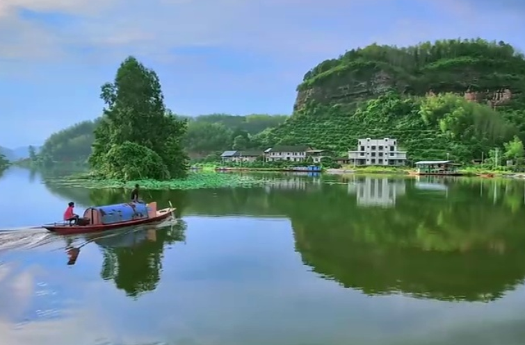 2023年航拍“我的美丽家乡”|湖南郴州永兴县：“山水洲村”便江村