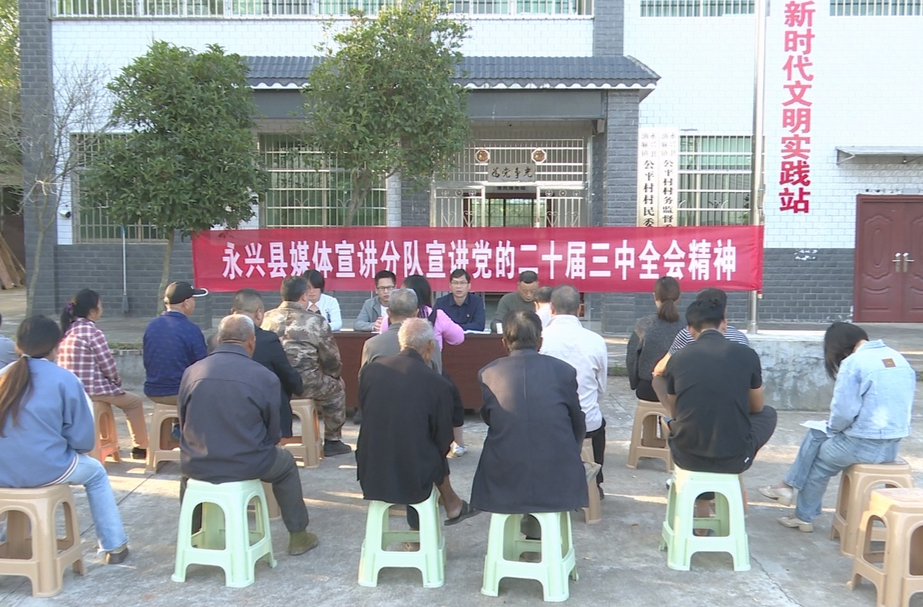 学习贯彻党的二十届三中全会精神：走村入户“传党音” 理论宣讲“润民心”