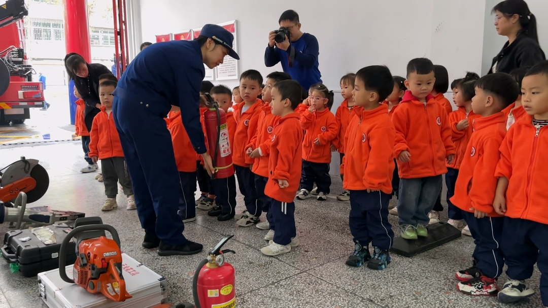 永兴：萌娃学消防 安全记心间