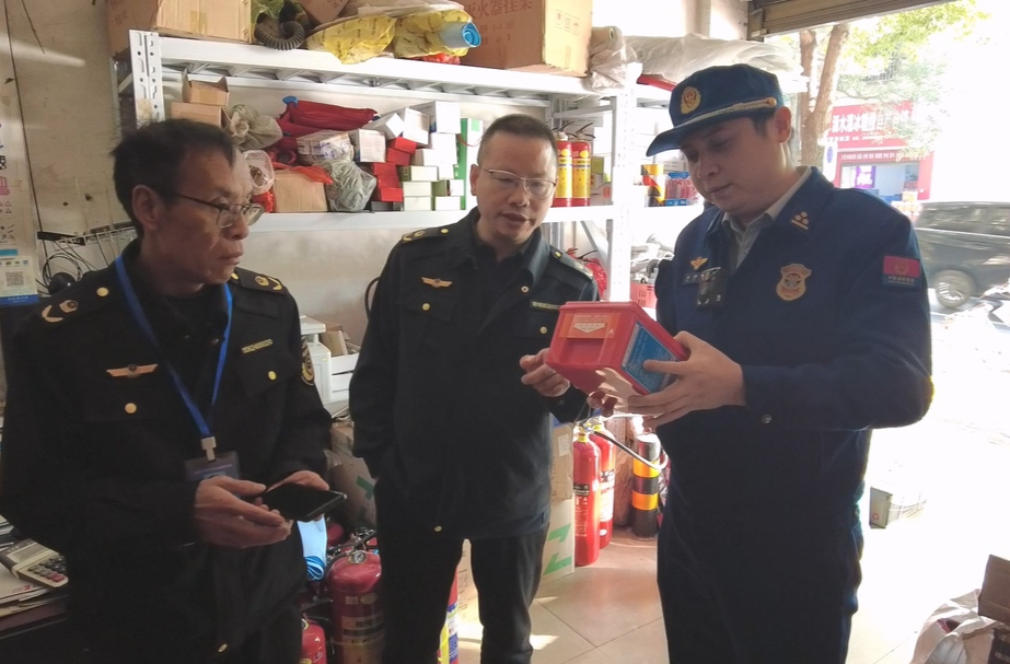 永兴县开展过滤式消防自救呼吸器产品质量专项整治行动