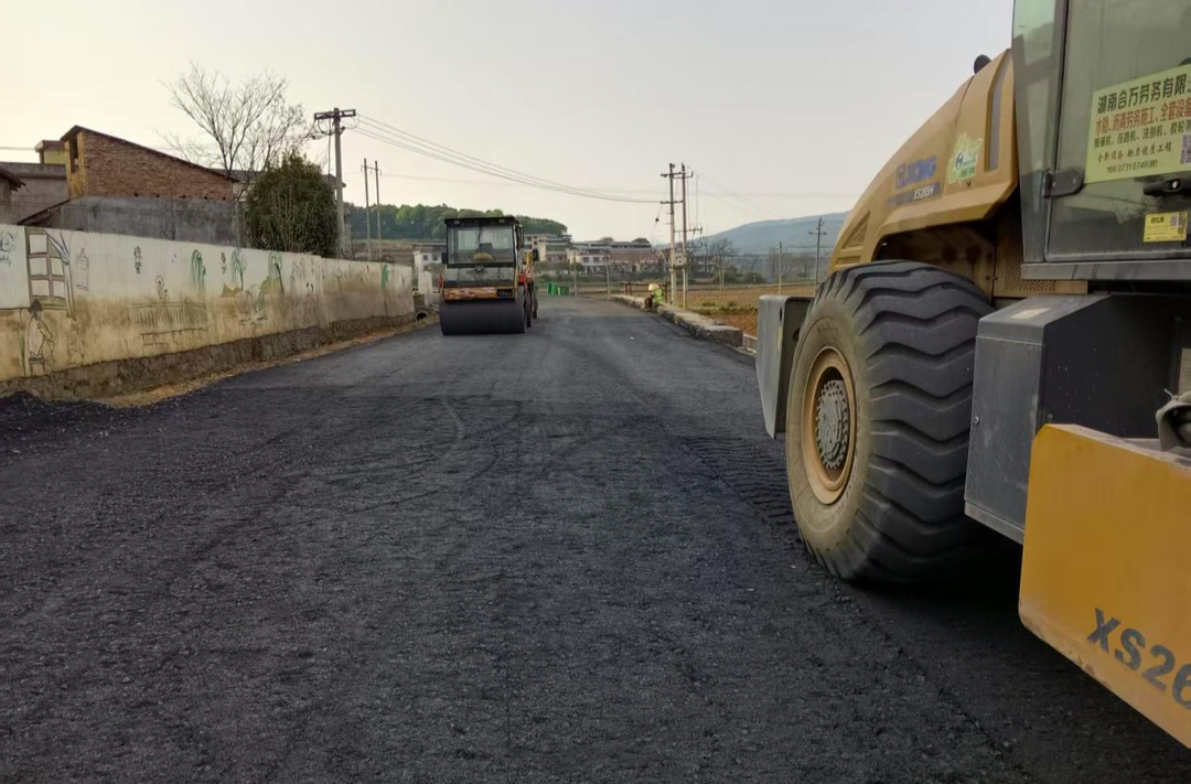 永兴：马三公路至悦来镇三级公路改建工程稳步推进
