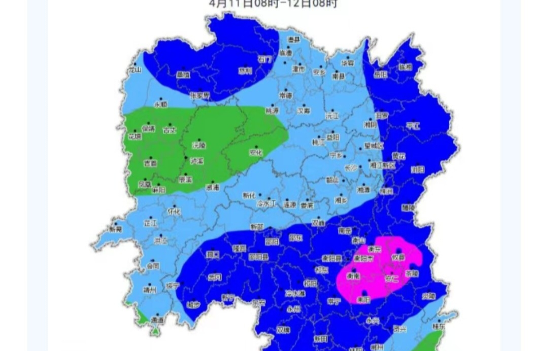 今年最强风雹天气来了！湖南要下大暴雨！