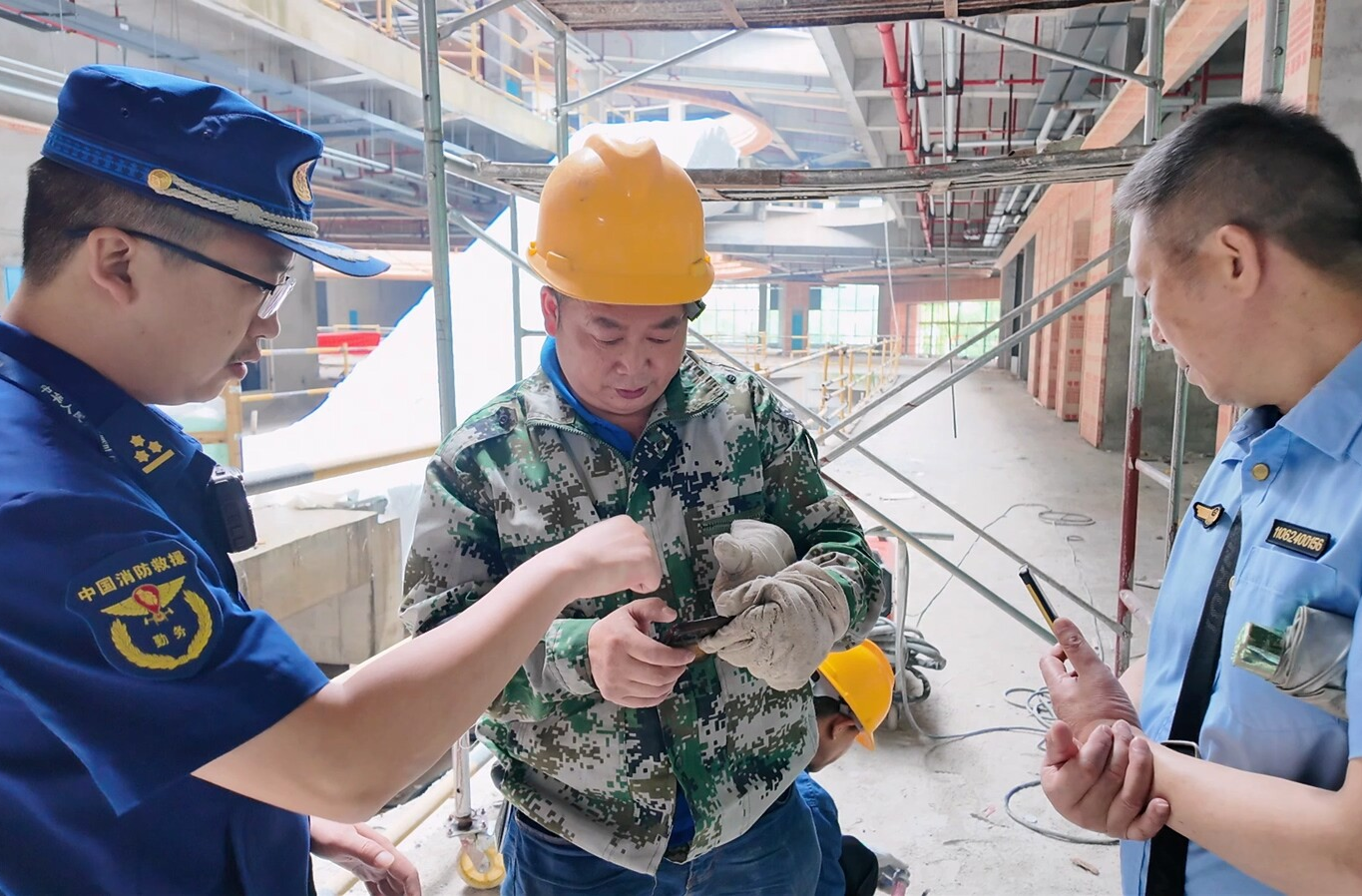 永兴县消防救援大队开展动火作业“拉网式”排查