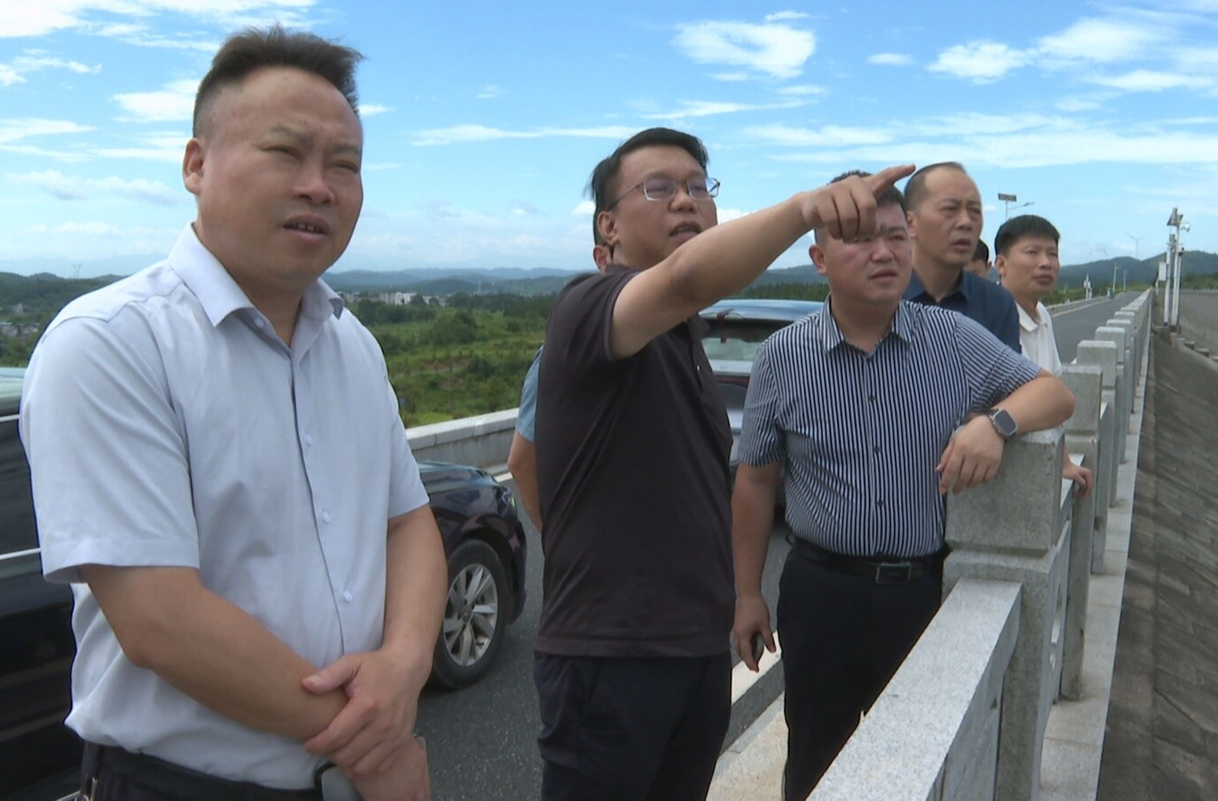 宾心华调研黄口堰水库相关工作