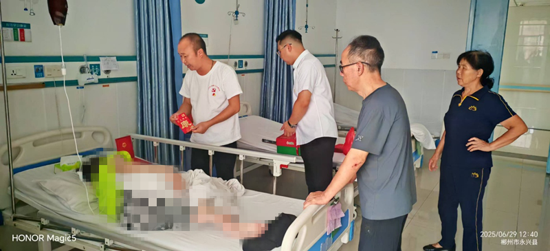 永兴县便江街道塘门口村：暖心行动致敬老党员