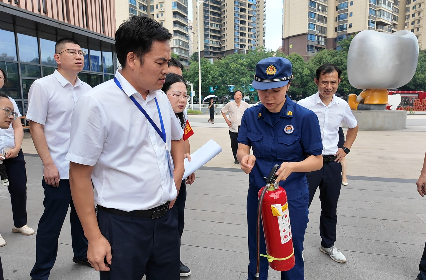 永兴县消防救援大队：强化消防演练 筑牢安全“防火墙”
