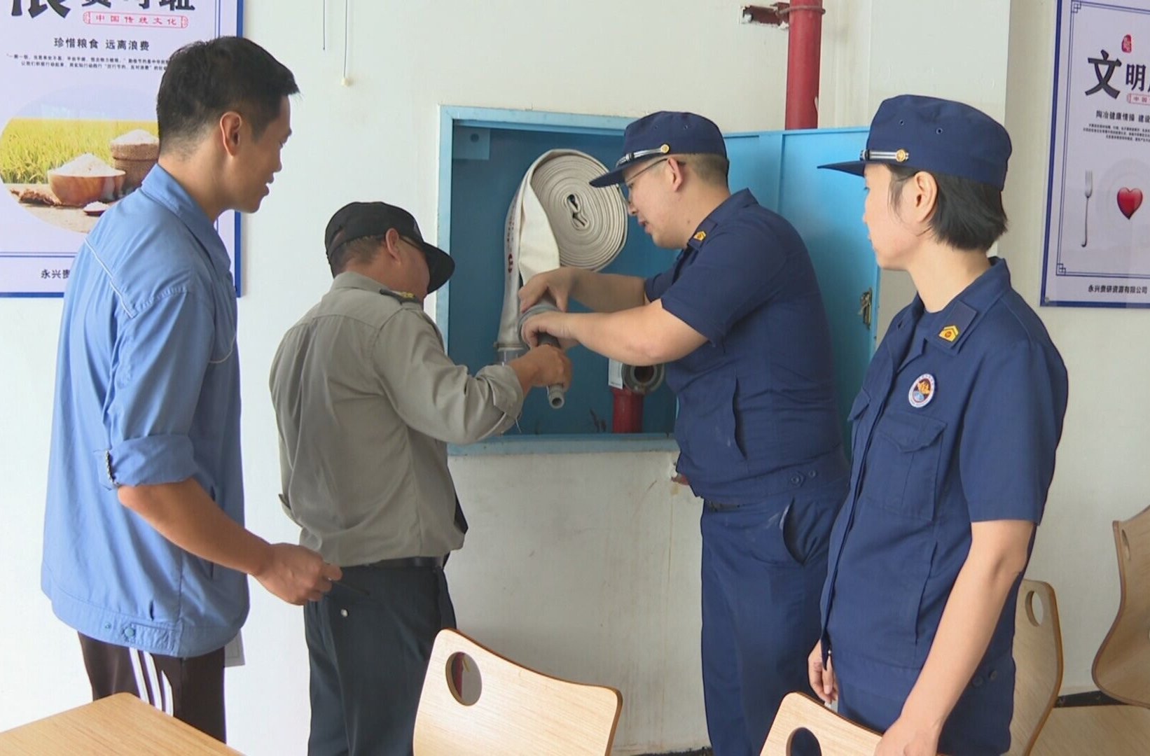 永兴：消防宣传进企业 筑牢安全生产防线