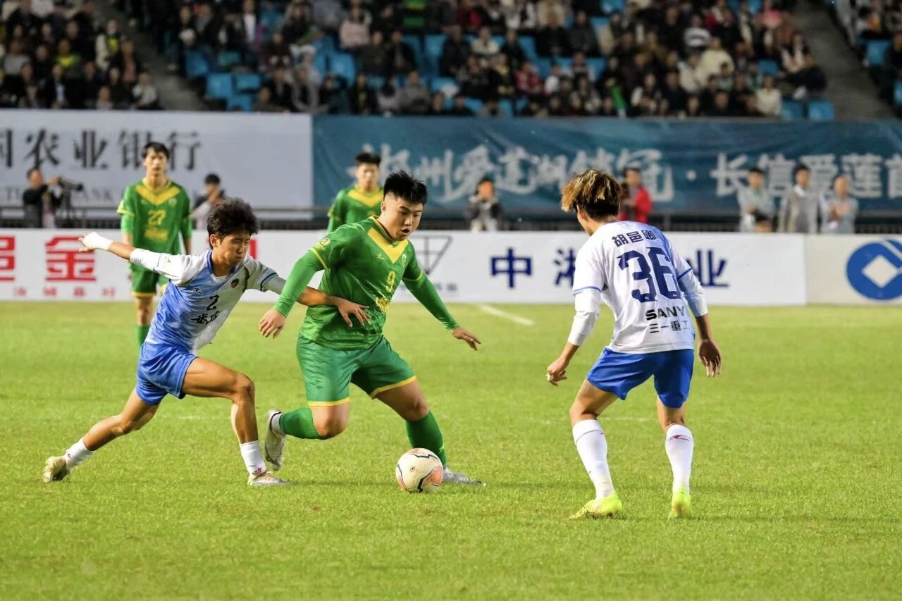 聚焦湘超|郴州队主场激战娄底队 双方1:1握手言和