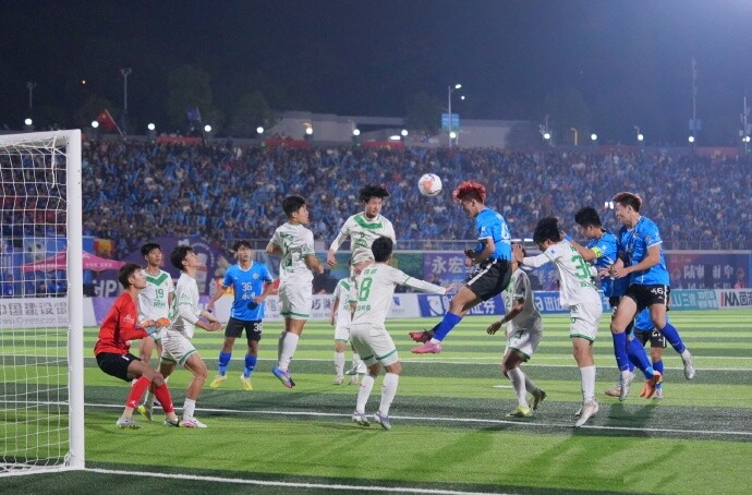 “湘超”联赛常规赛第十轮：郴州队客场0:4憾负永州队