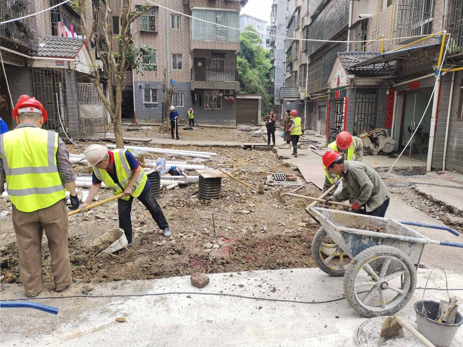 千余户居民受益！永兴：老旧小区改造工程有序推进