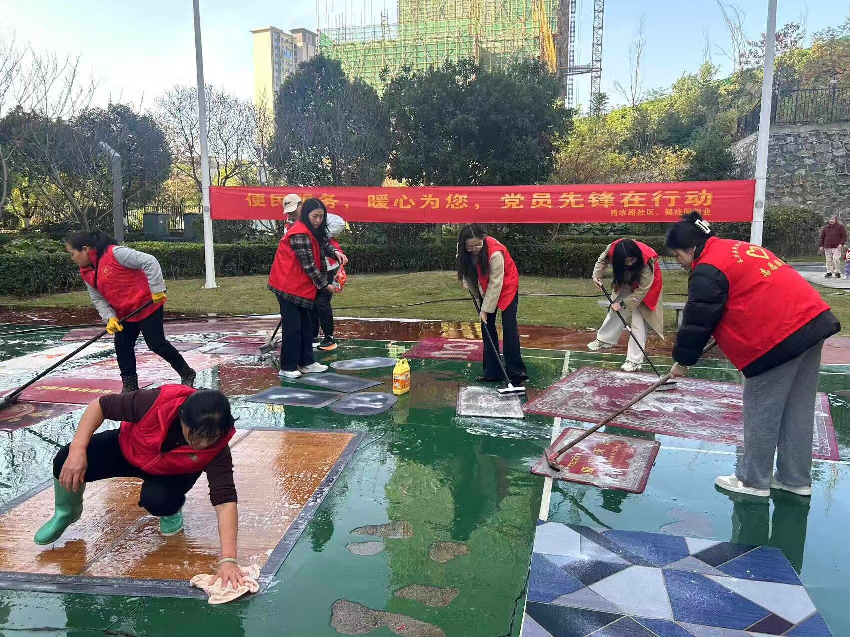 永兴县西水路社区：暖心服务进家园，党员先锋在行动