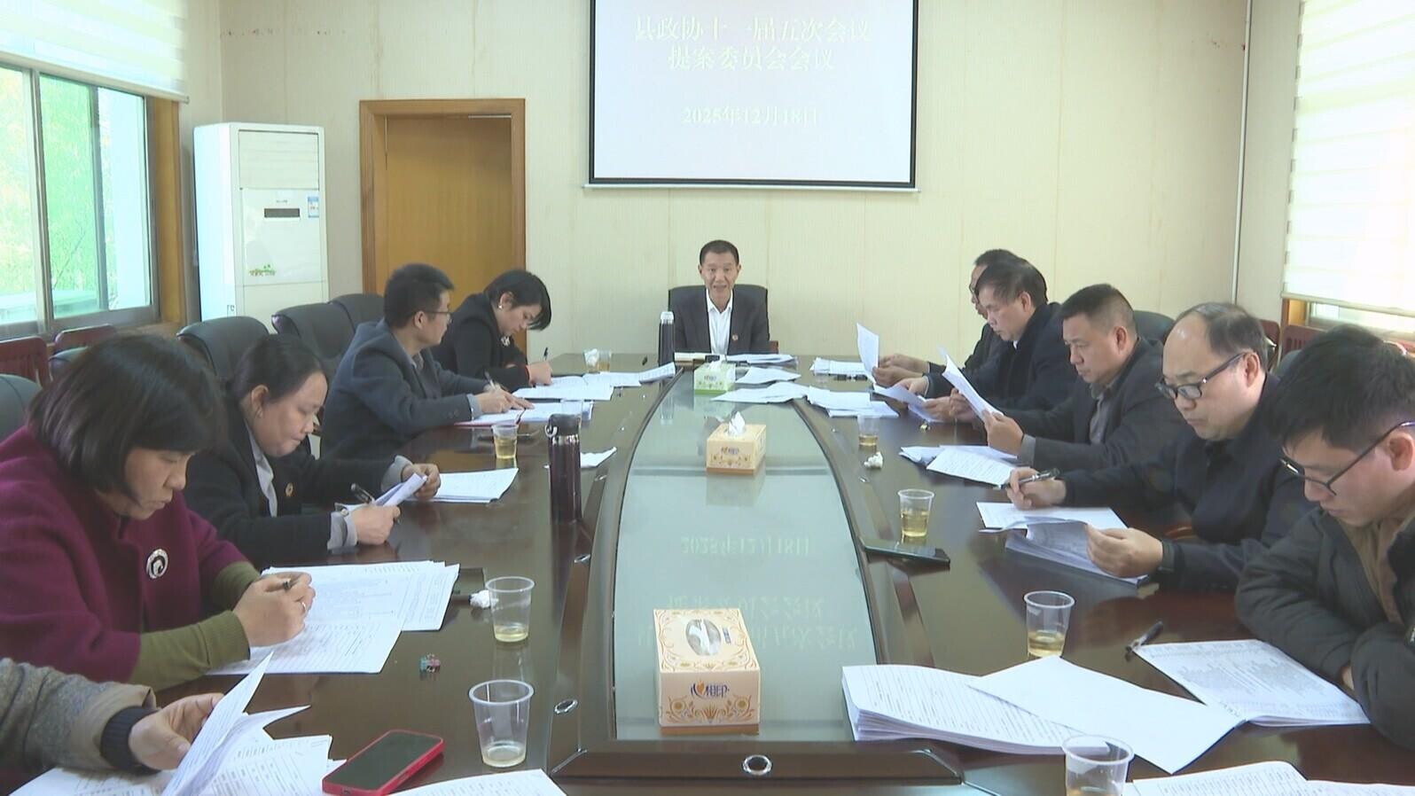 【聚焦两会】县政协十一届五次会议举行提案委员会会议