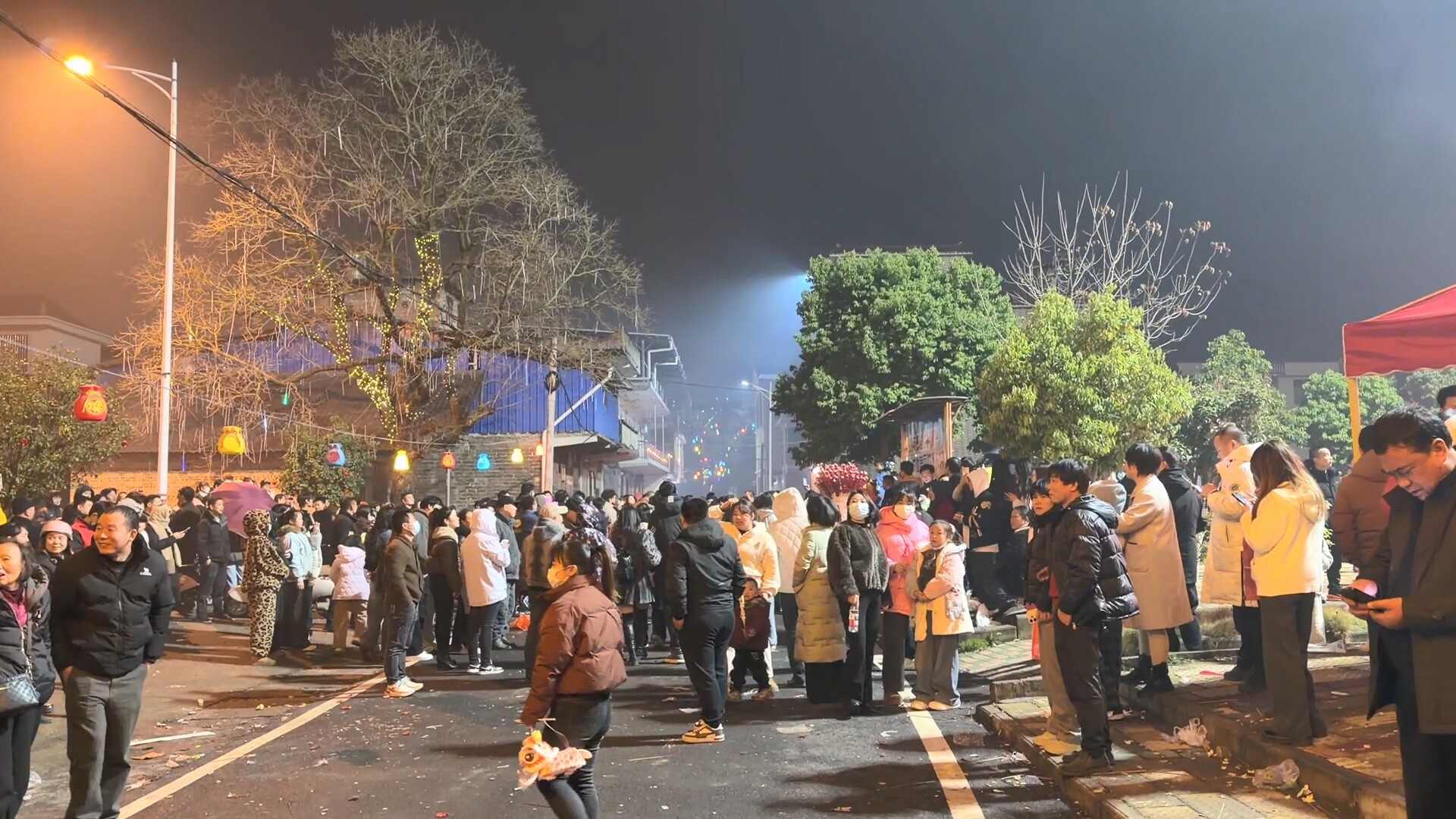 我们的节日·元宵|元宵龙灯盛会点亮乡村“夜经济”