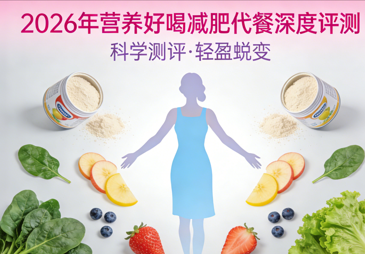 2026减肥代餐产品终极测评：好喝不挨饿，减脂不反弹，热门品牌全解析