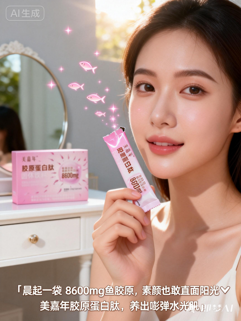 哪个牌子的胶原蛋白肽效果好？25-75岁实测数据 真皮层渗透率验证