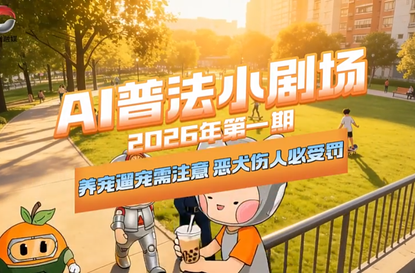 AI普法小剧场：养宠遛宠需注意 恶犬伤人必受罚