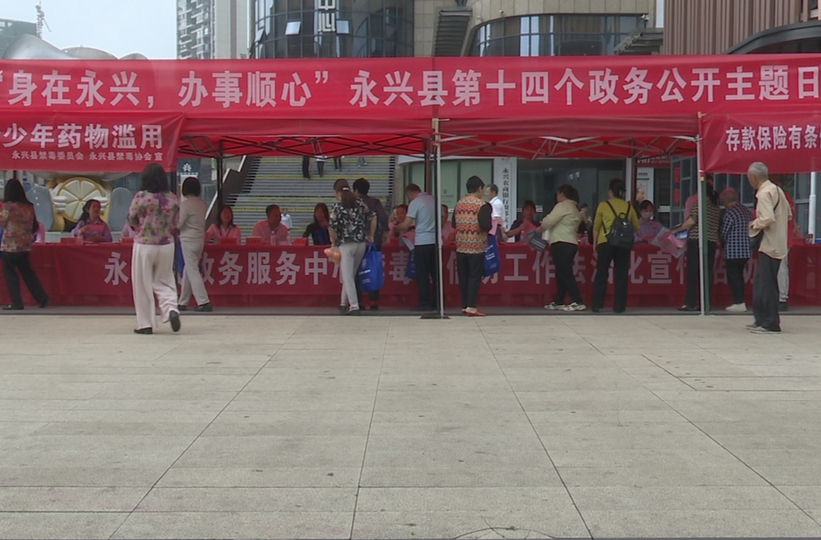 永兴县开展第十四个政务公开主题日活动：以公开优服务 以便民促发展