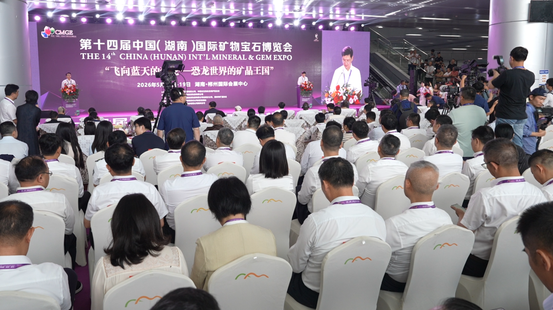 第十四届中国（湖南）国际矿物宝石博览会开幕