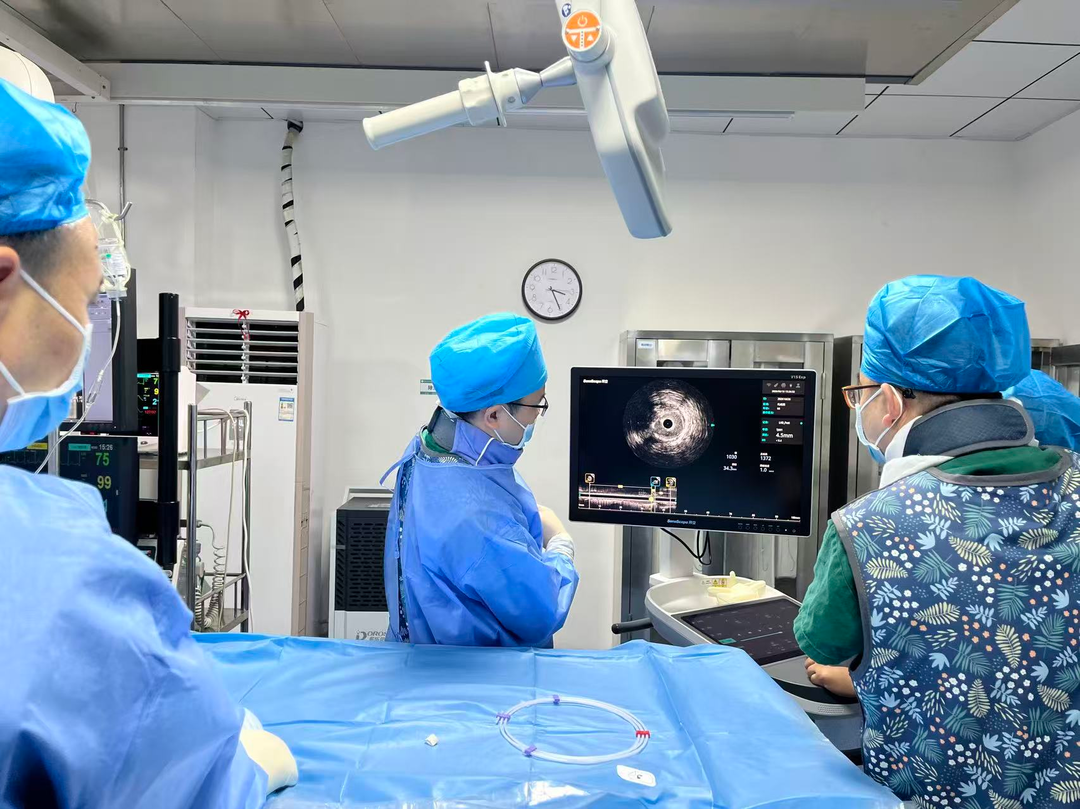 永兴县人民医院成功开展血管内超声（IVUS）指导下 冠状动脉支架植入术