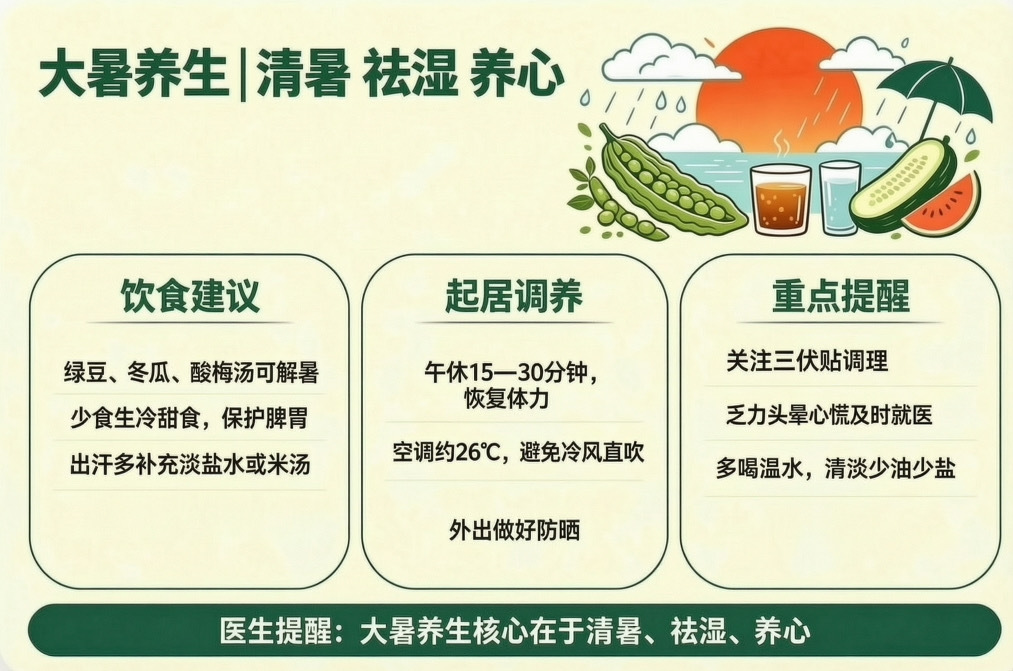 健康永兴今日大暑：高温“桑拿天”来袭  中医支招科学养生