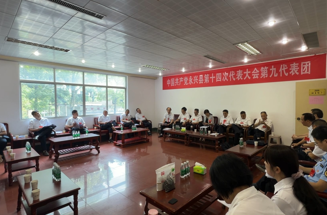 聚焦党代会|党代表分组讨论审议报告  共话永兴未来发展