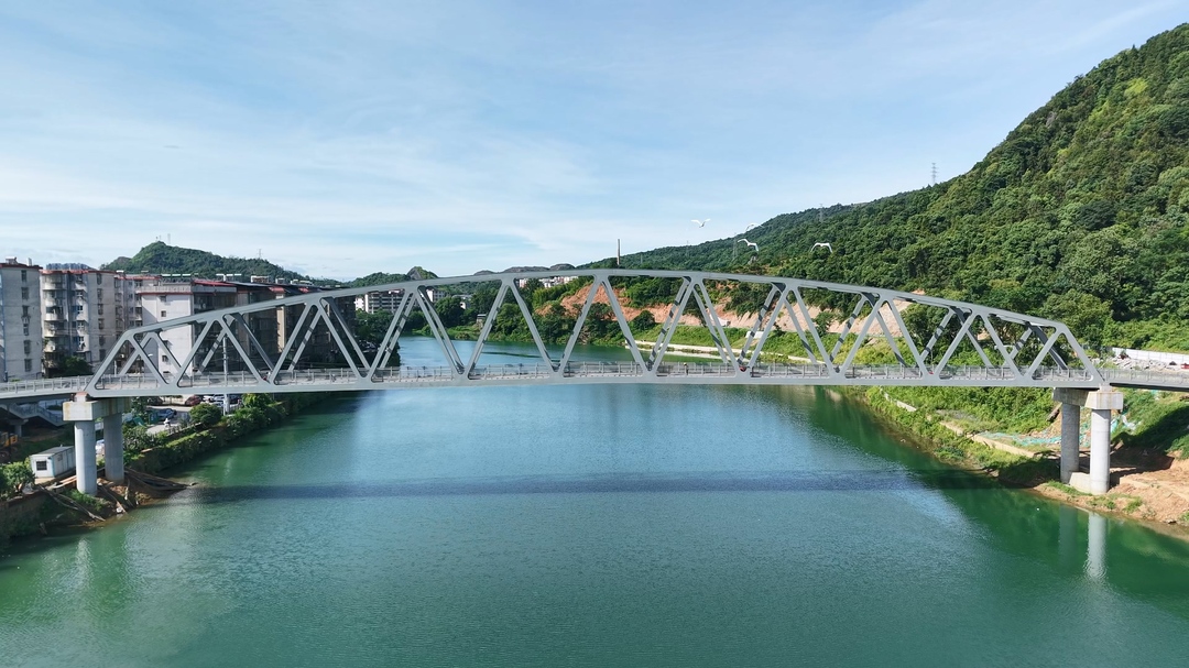 开局八好 乘势而上|湘永人行桥重建工程主体竣工 预计9月底建成通行