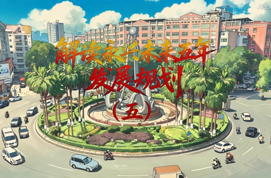 动画“数”读新蓝图：跟永兴城市IP一起瞭望未来五年新变化（五）