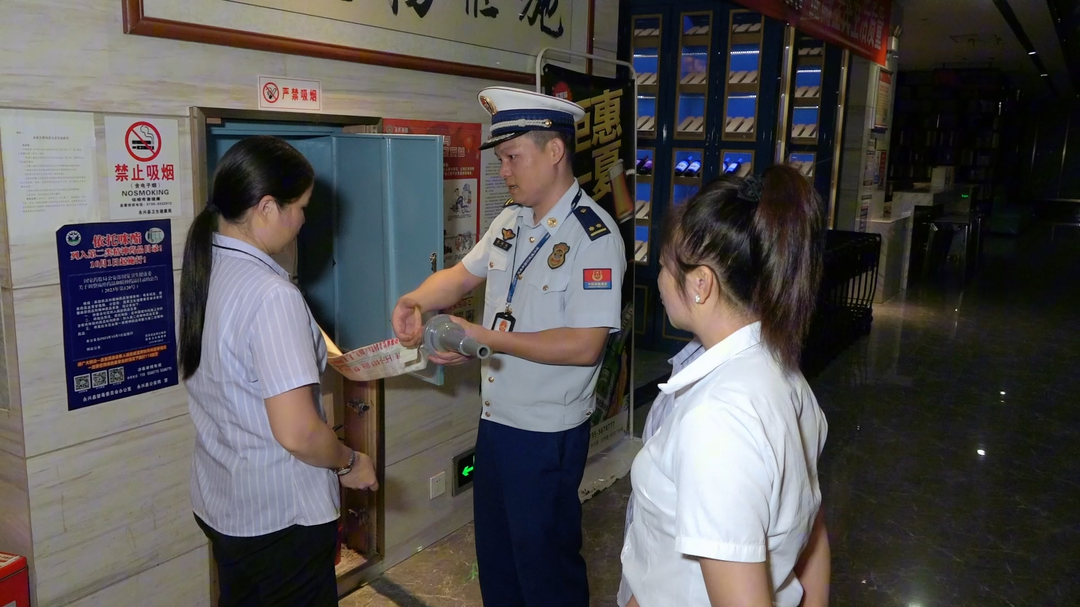 全民守护安全行动|永兴县消防救援局：持续开展消防安全夜查 筑牢安全防线