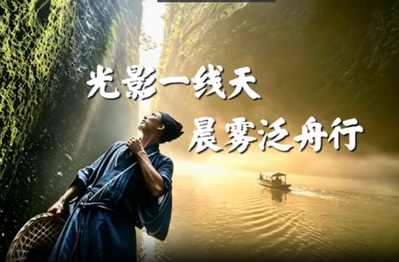 亲自然|郴州永兴：光影一线天 晨雾泛舟行