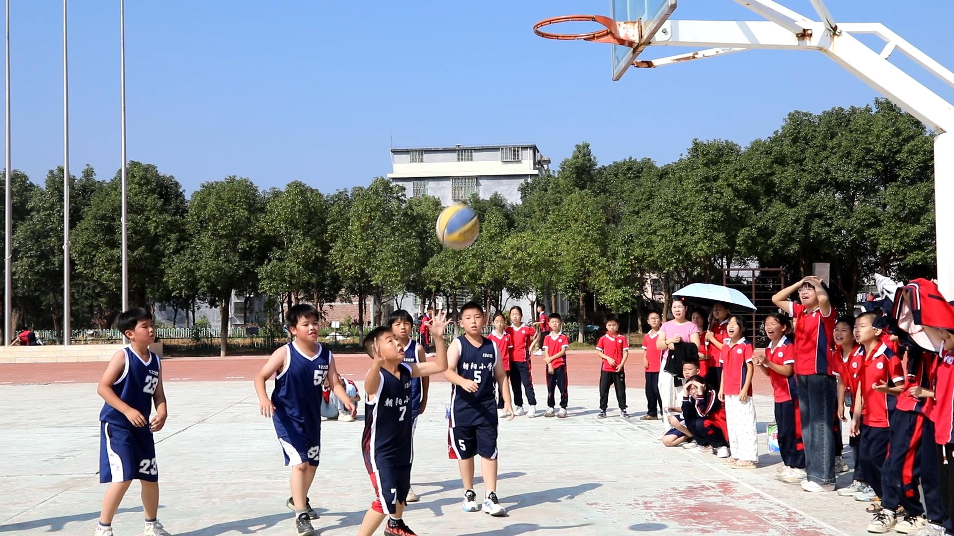 永兴县朝阳小学第十四届体育节暨篮球赛精彩上演