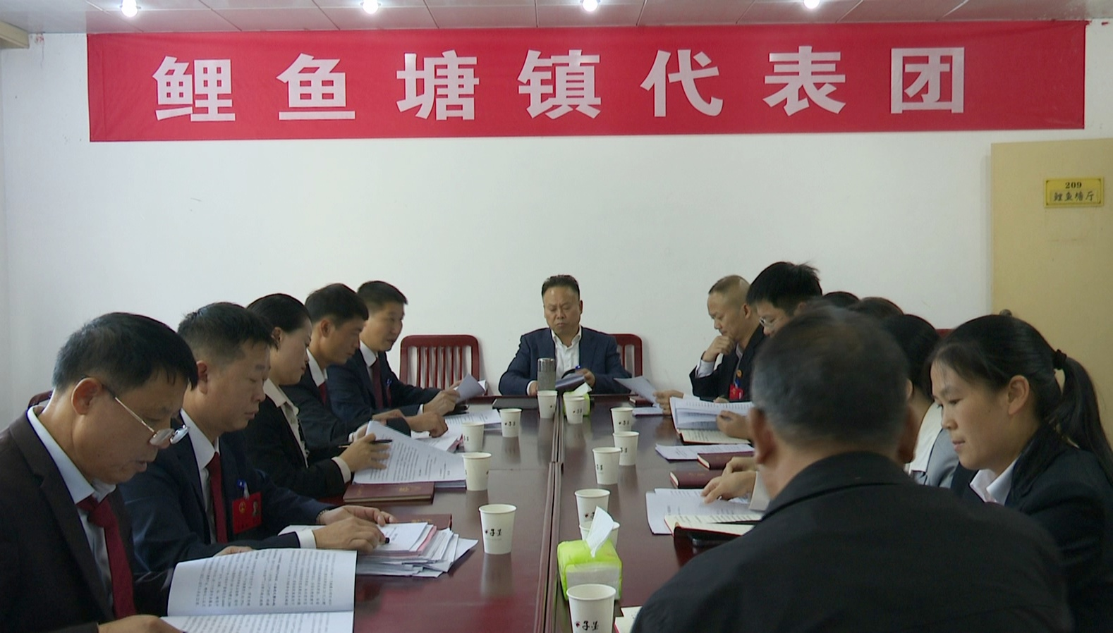 县十九届人大第一次会议：人大代表分组审议报告