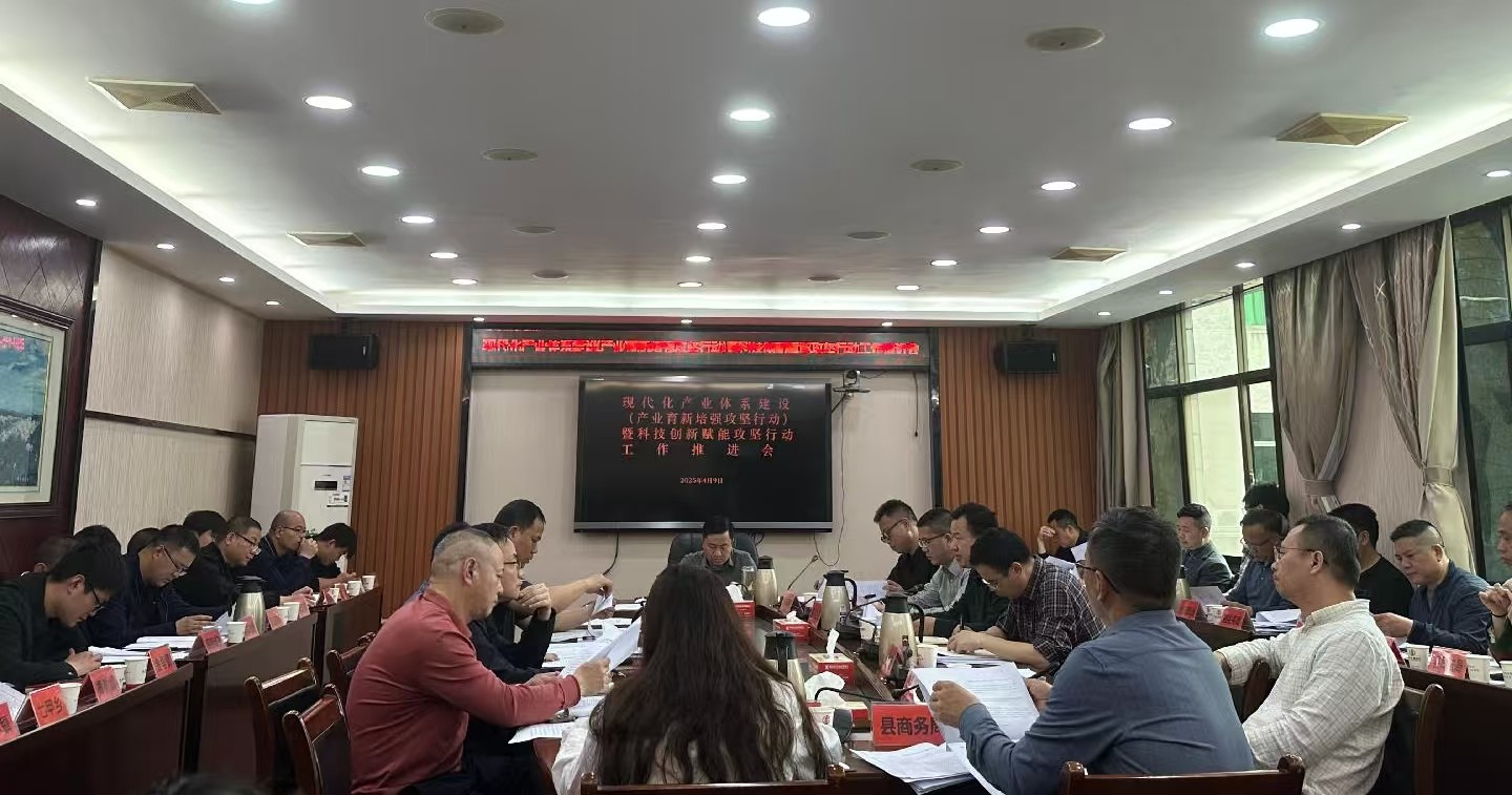 永兴县召开现代化产业体系建设暨科技创新赋能攻坚行动工作调度会